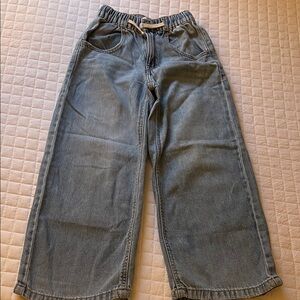Zara Kids Light Blue Wide Leg Jeans (Sz 6)